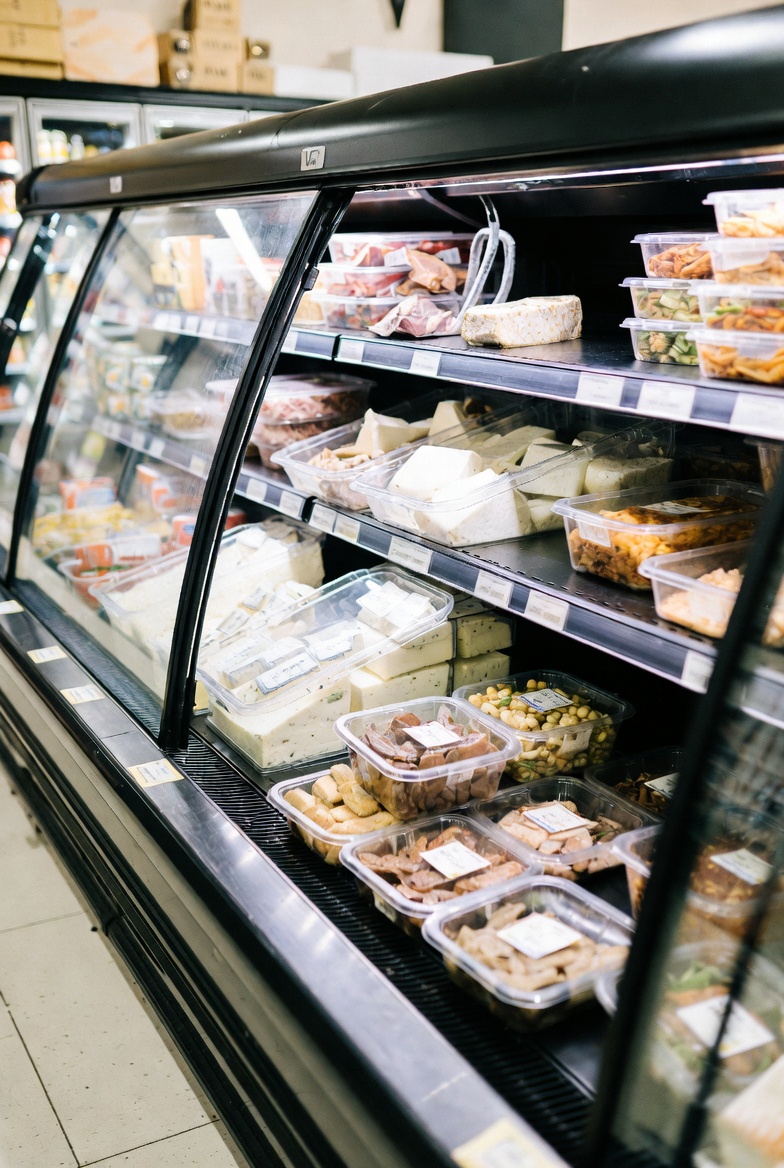 Self Servis Açık Şarküteri Dolabı – Düz Camlı